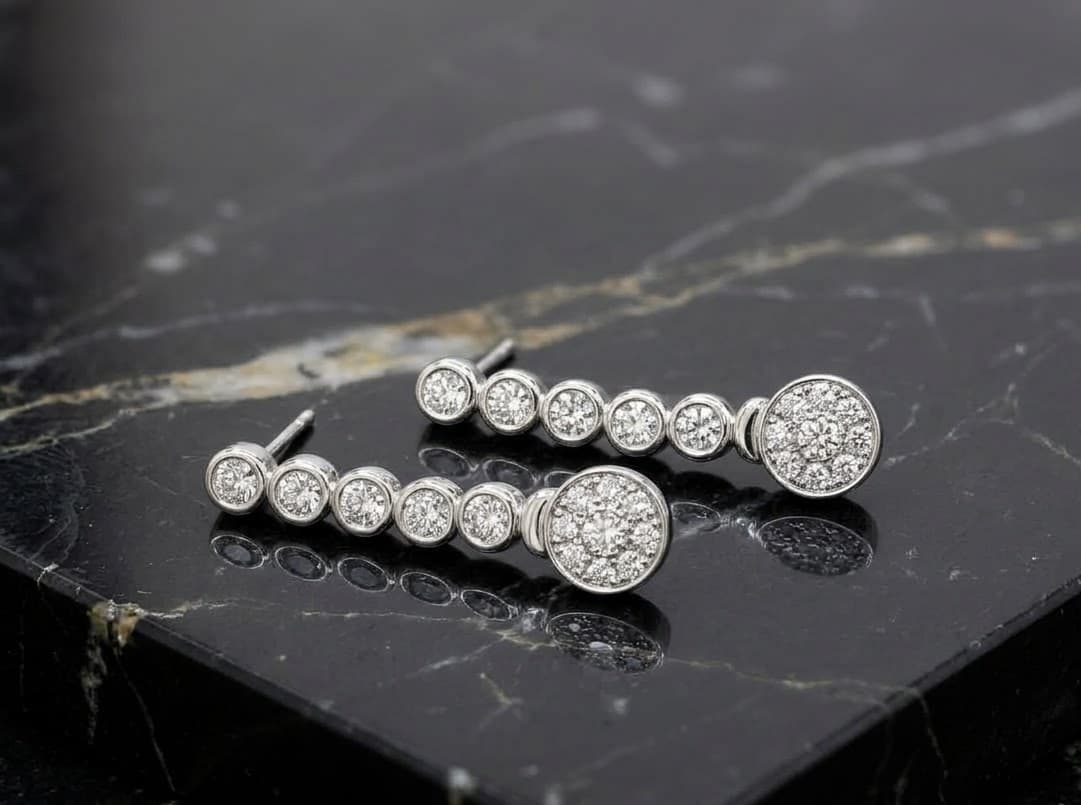 Diamond earrings